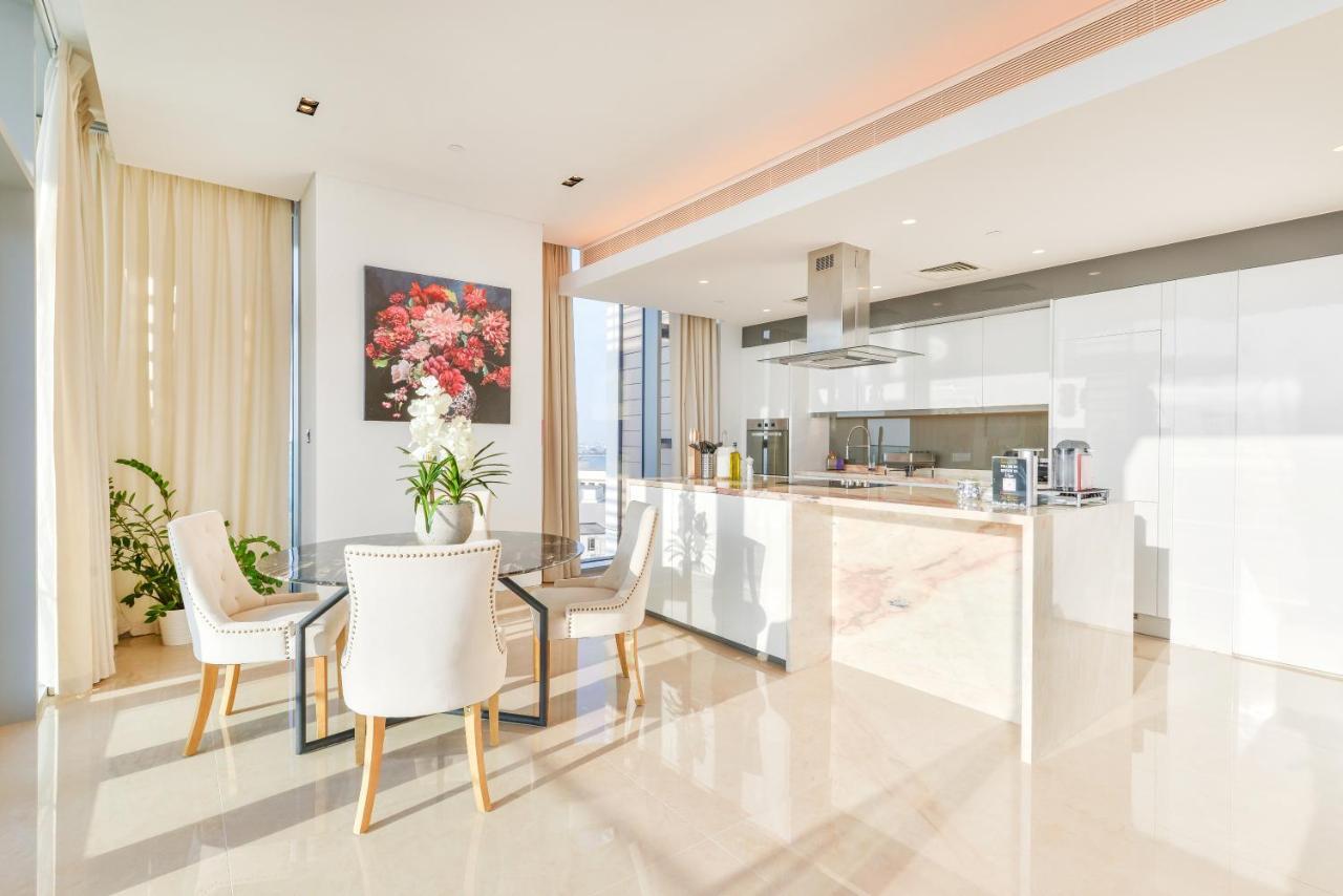 Posh 2 Bedroom Oceanfront Apt In The Heart Of Bluewaters Island Dubai Dış mekan fotoğraf