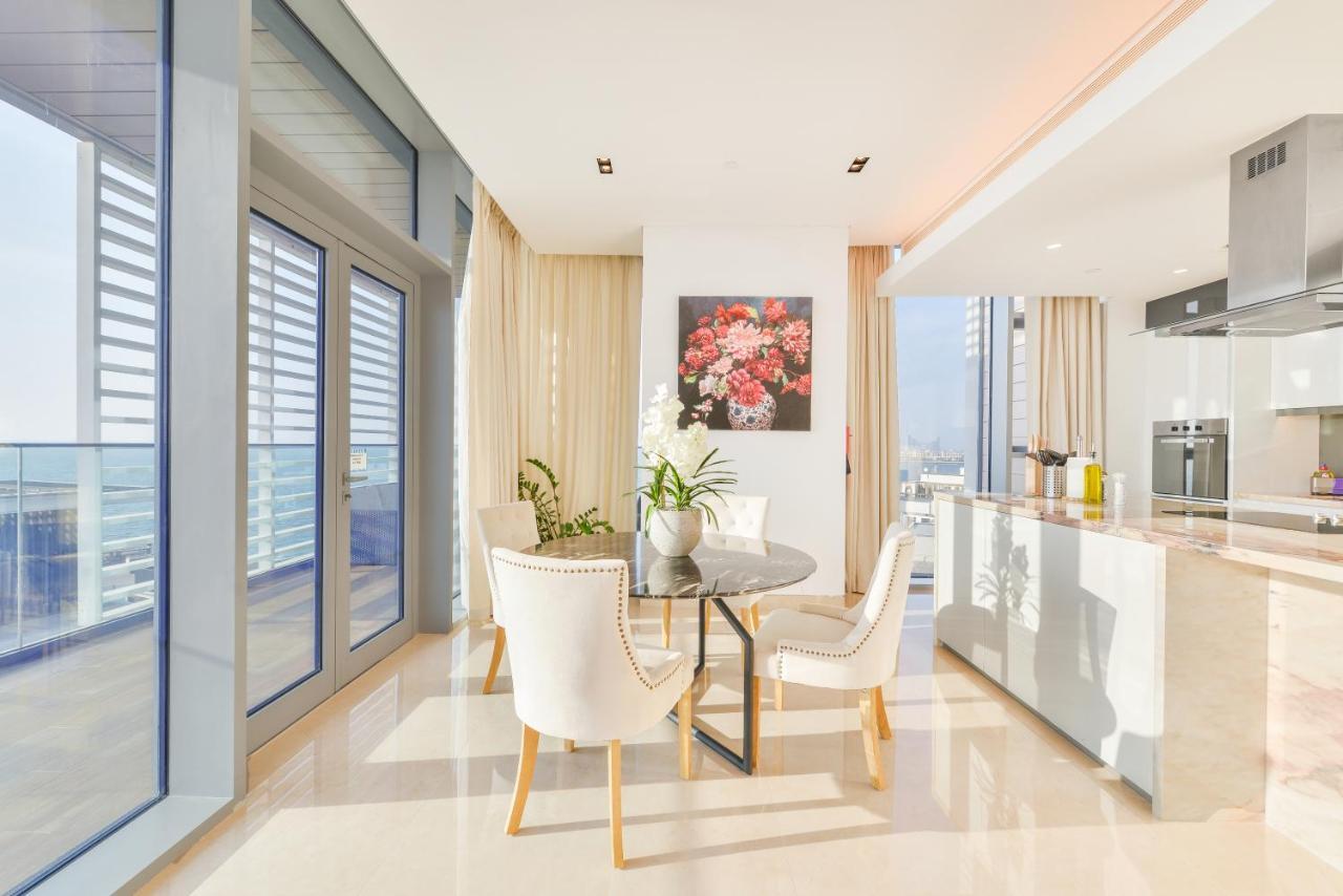 Posh 2 Bedroom Oceanfront Apt In The Heart Of Bluewaters Island Dubai Dış mekan fotoğraf