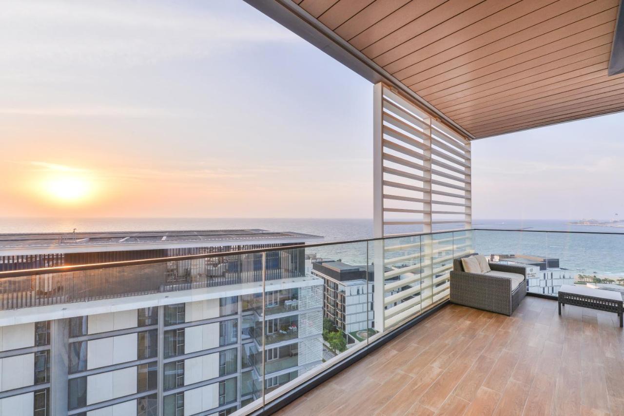 Posh 2 Bedroom Oceanfront Apt In The Heart Of Bluewaters Island Dubai Dış mekan fotoğraf