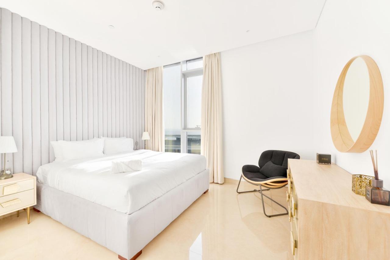 Posh 2 Bedroom Oceanfront Apt In The Heart Of Bluewaters Island Dubai Dış mekan fotoğraf